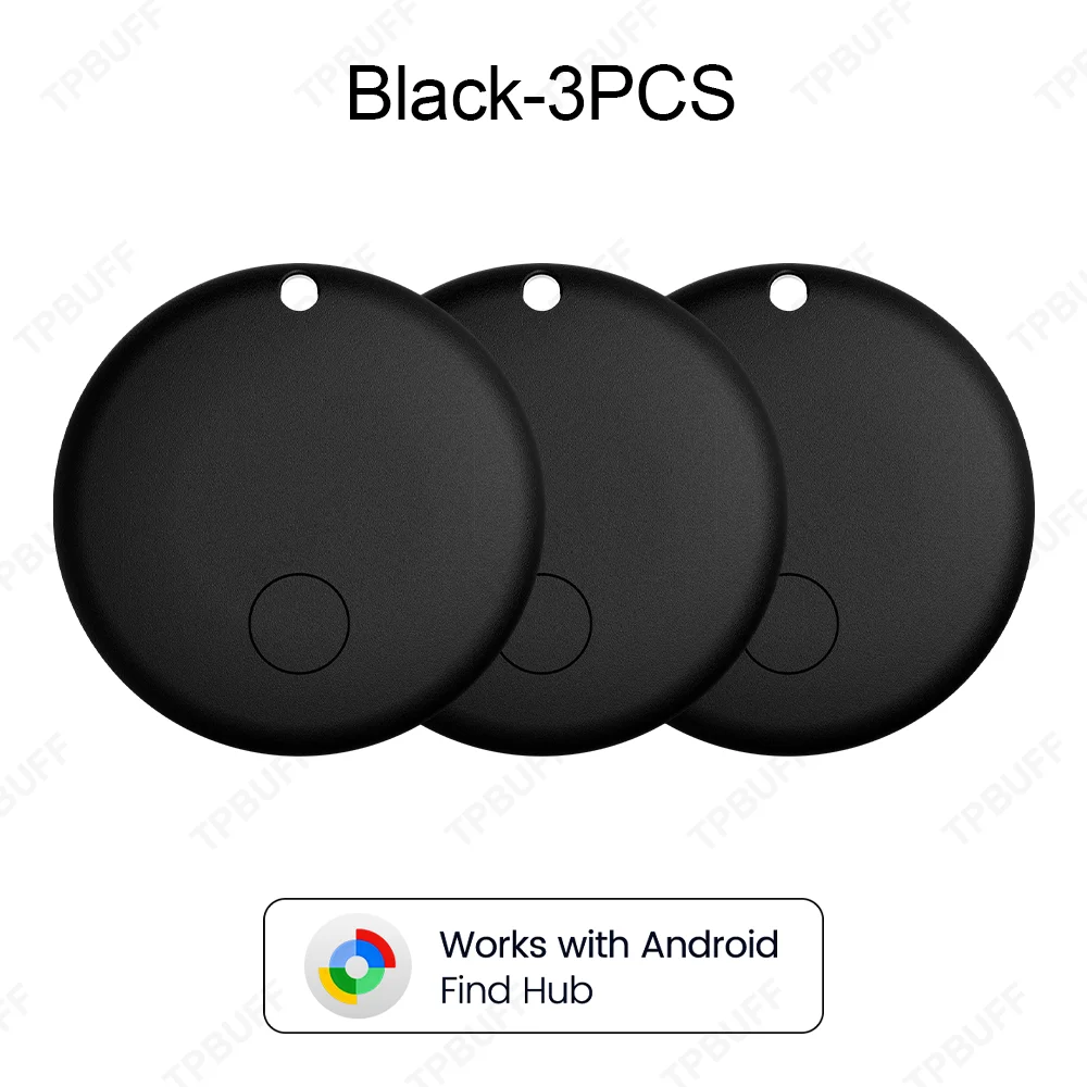 1/2/3/4pcs Android Mini Car Locator Anti-lost Google Find My Wallet Keychain Smart Tag Bluetooth Tracker Key Item Finder Positi