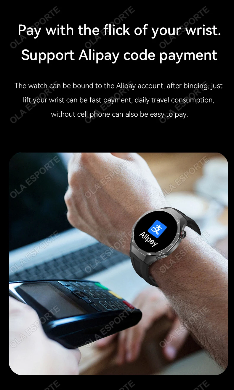 Global Version Watch 5 Pro Smart Watch 1.53inches  AMOLED Display Screen GPS Sports Tracker Smartwatch Men Women For Android IOS