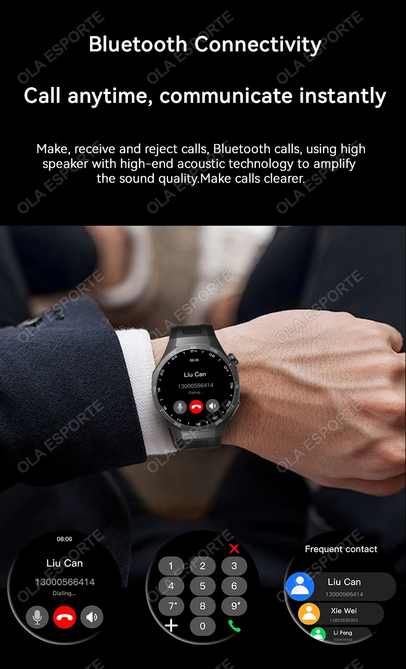 Global Version Watch 5 Pro Smart Watch 1.53inches  AMOLED Display Screen GPS Sports Tracker Smartwatch Men Women For Android IOS