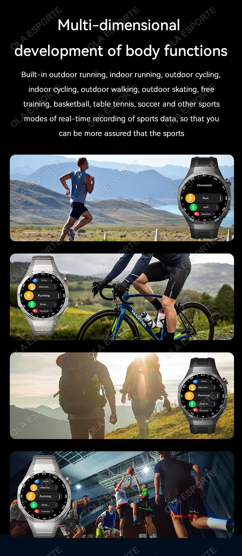Global Version Watch 5 Pro Smart Watch 1.53inches  AMOLED Display Screen GPS Sports Tracker Smartwatch Men Women For Android IOS