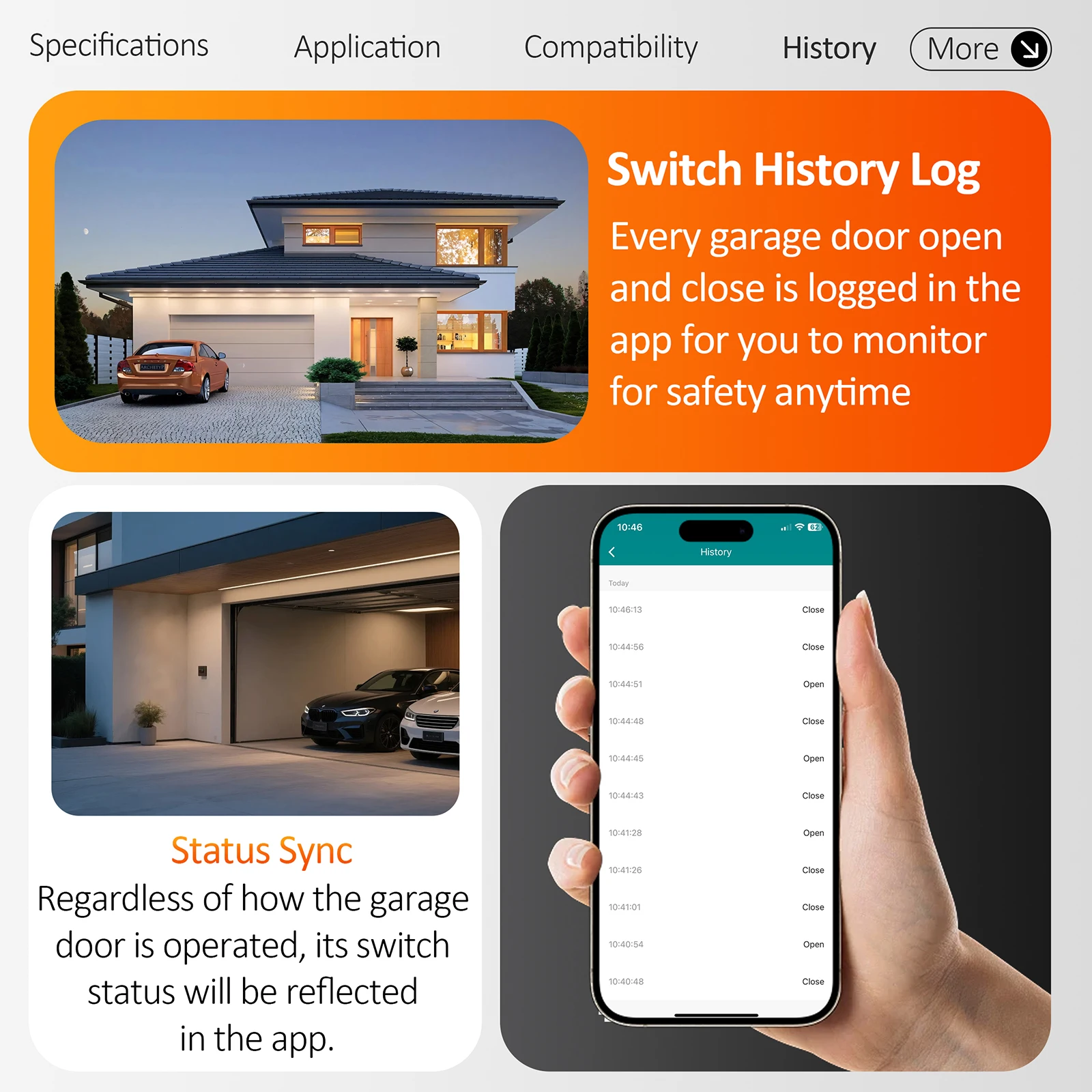 Tuya 16A Mini Wifi Zigbee Smart Gate Controller Remote, Timer and Voice Control, Works With Alexa Google Home Assistant