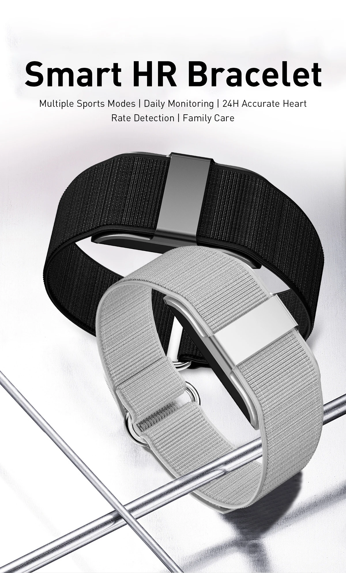 LIGE New S01 No Screen Smart Bracelet Heart RateMonitor Pedometer Waterproof Sport Fitness Tracker Men Women Electronic Bracelet