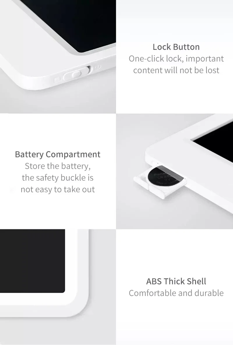 Original Xiaomi Mijia LCD Writing Tablet Board Electronic Small Blackboard Paperless Handwriting Pad Graphics Board 10/13.5inch