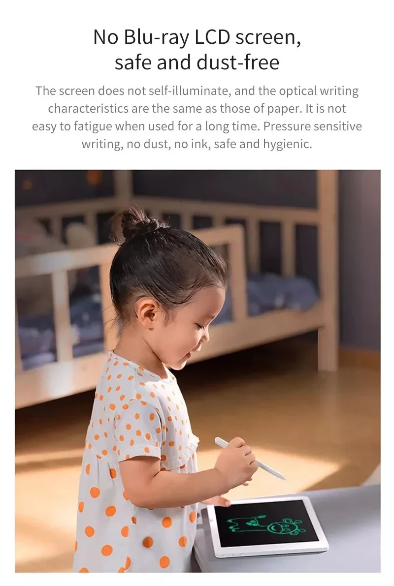 Original Xiaomi Mijia LCD Writing Tablet Board Electronic Small Blackboard Paperless Handwriting Pad Graphics Board 10/13.5inch
