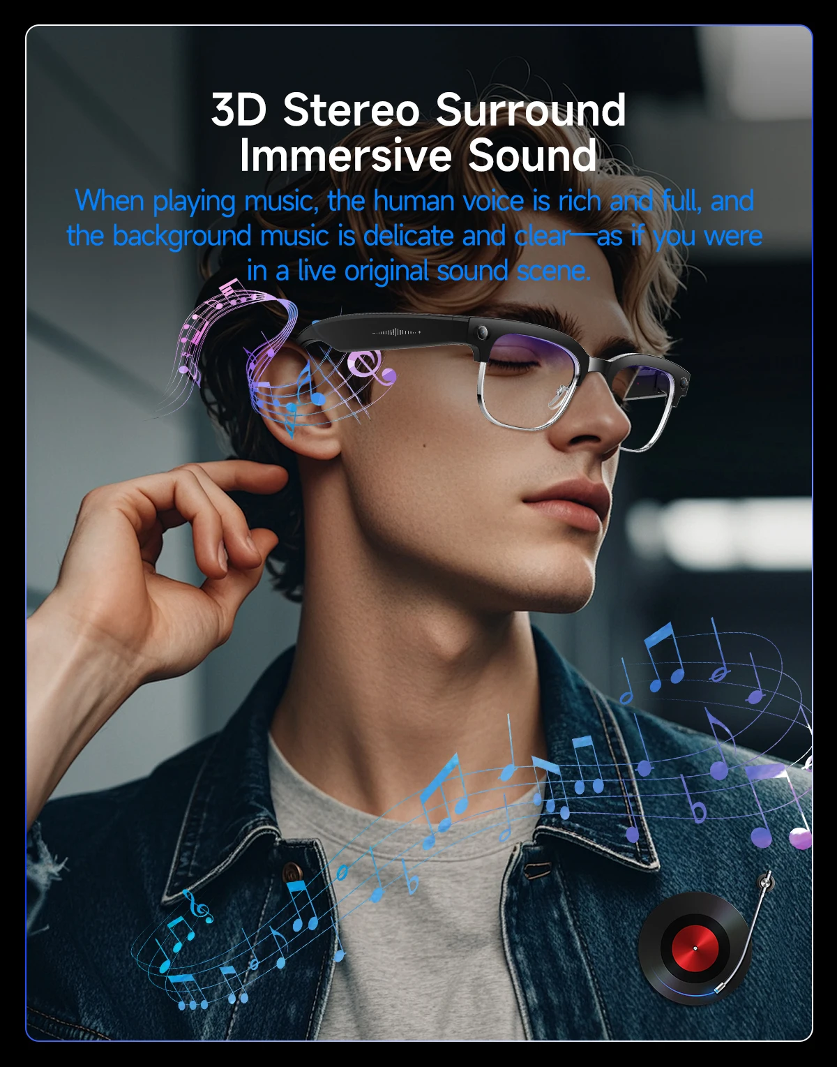 2026 New AIl Smart Glasses 4K 8MP HD Camera Video 1080P 100+ LanguagesTranslation WiFi Sunglasses Bluetooth Call Music Men Women