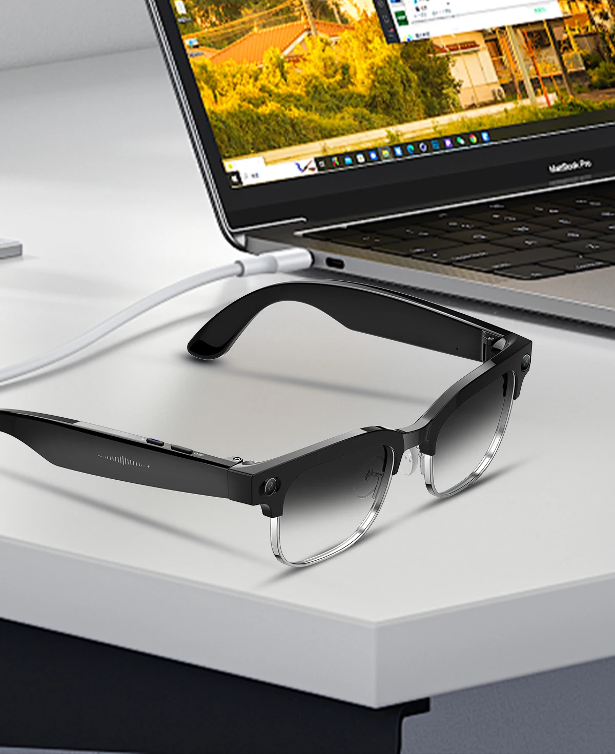 2026 New AIl Smart Glasses 4K 8MP HD Camera Video 1080P 100+ LanguagesTranslation WiFi Sunglasses Bluetooth Call Music Men Women
