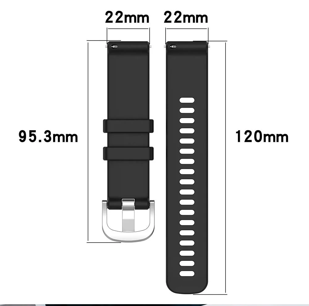 For Garmin Venu 3 3S Original Silicone Watch Band 18mm 22mm Smart Accessories Replacement Wristband Bracelet Correa Strap
