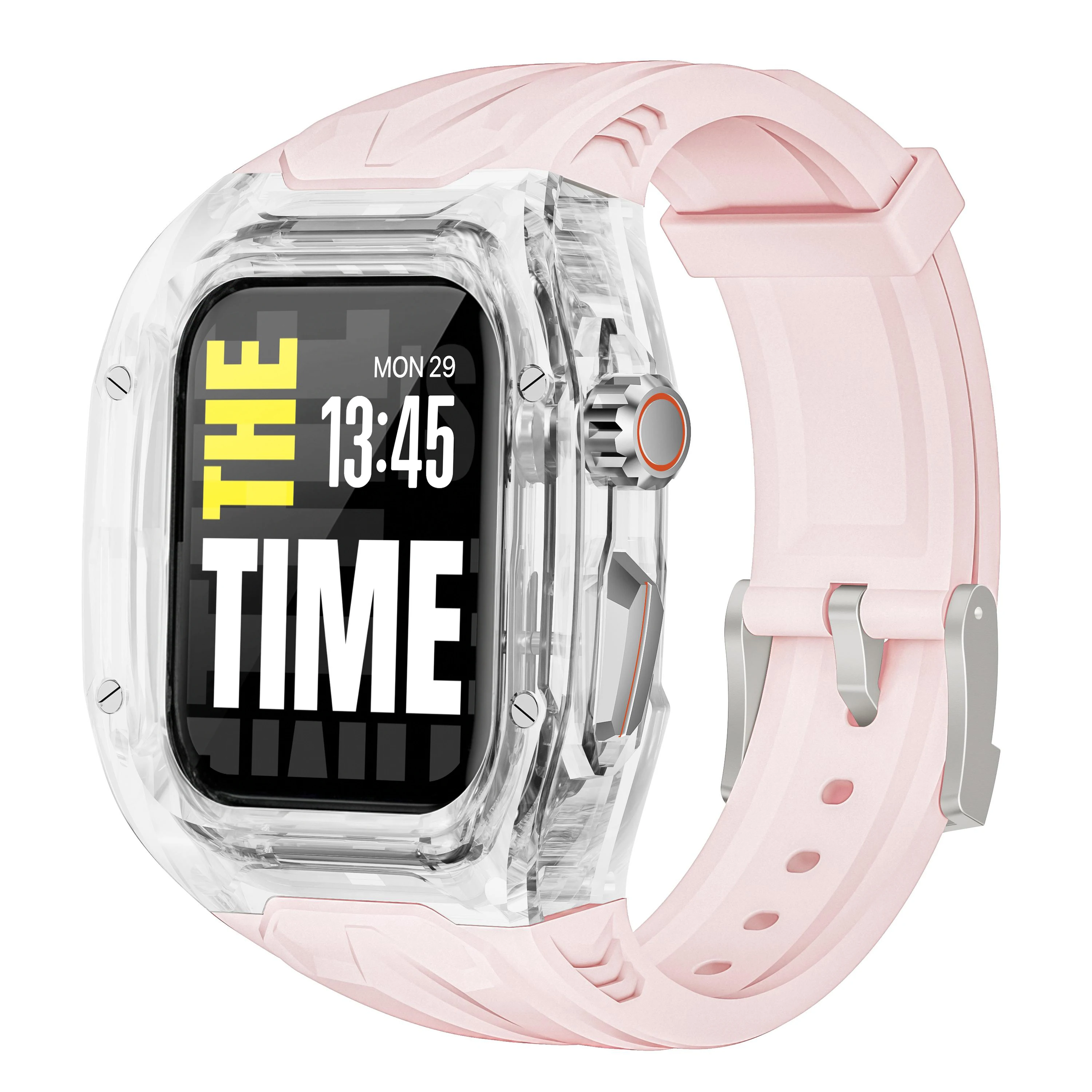 Transparent Mod Kit for Apple Watch Ultra 3 2 49mm 45 44 41mm For IWatch Series 11 10 9 8 7 6 5 4 SE Case Strap DIY Accessories