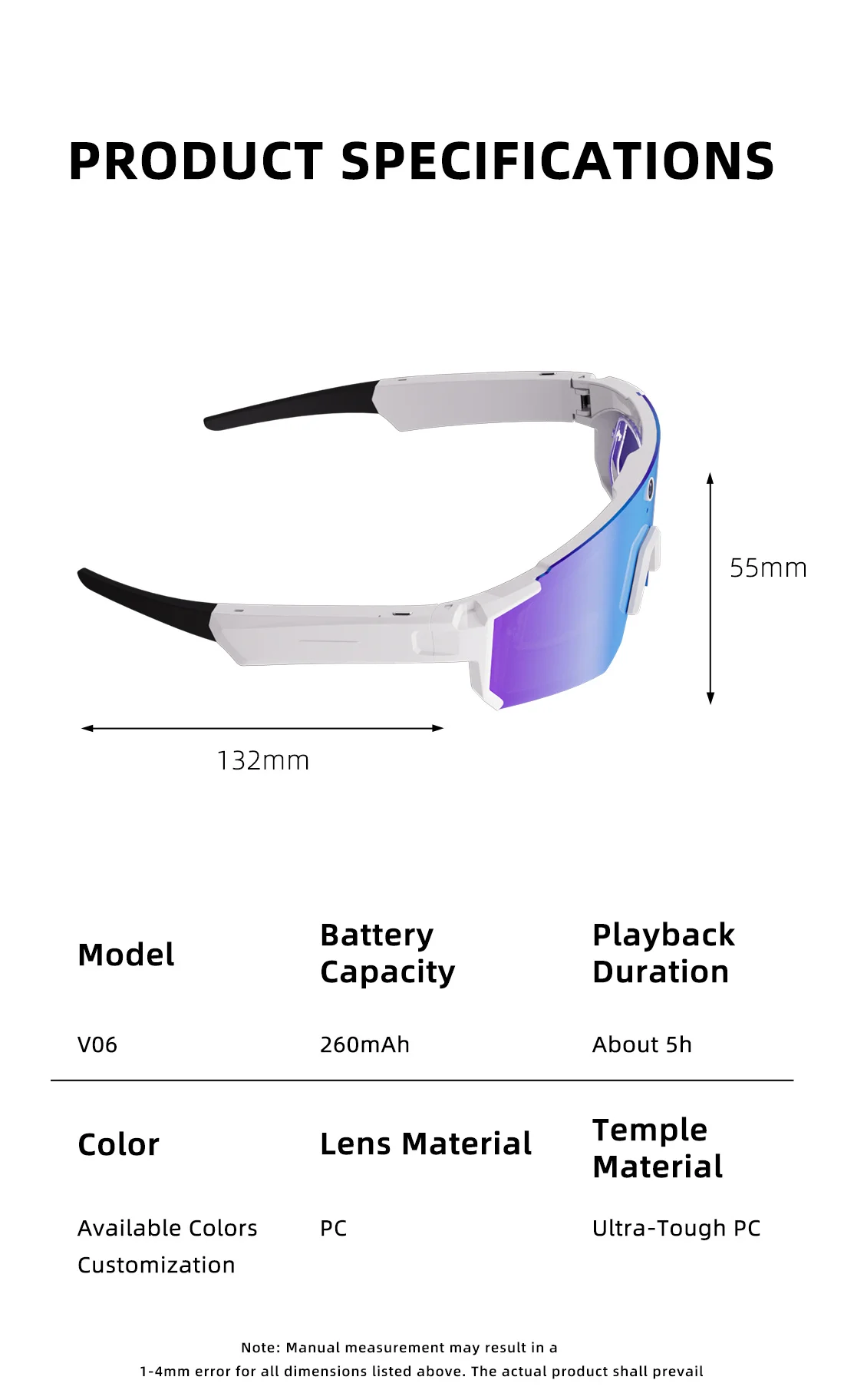 2026 New AI Smart Shooting & Recording Glasses with 800W Camera, HD Anti-Shake Bicycle Riding Shooting Artifact, Windproof Goggl