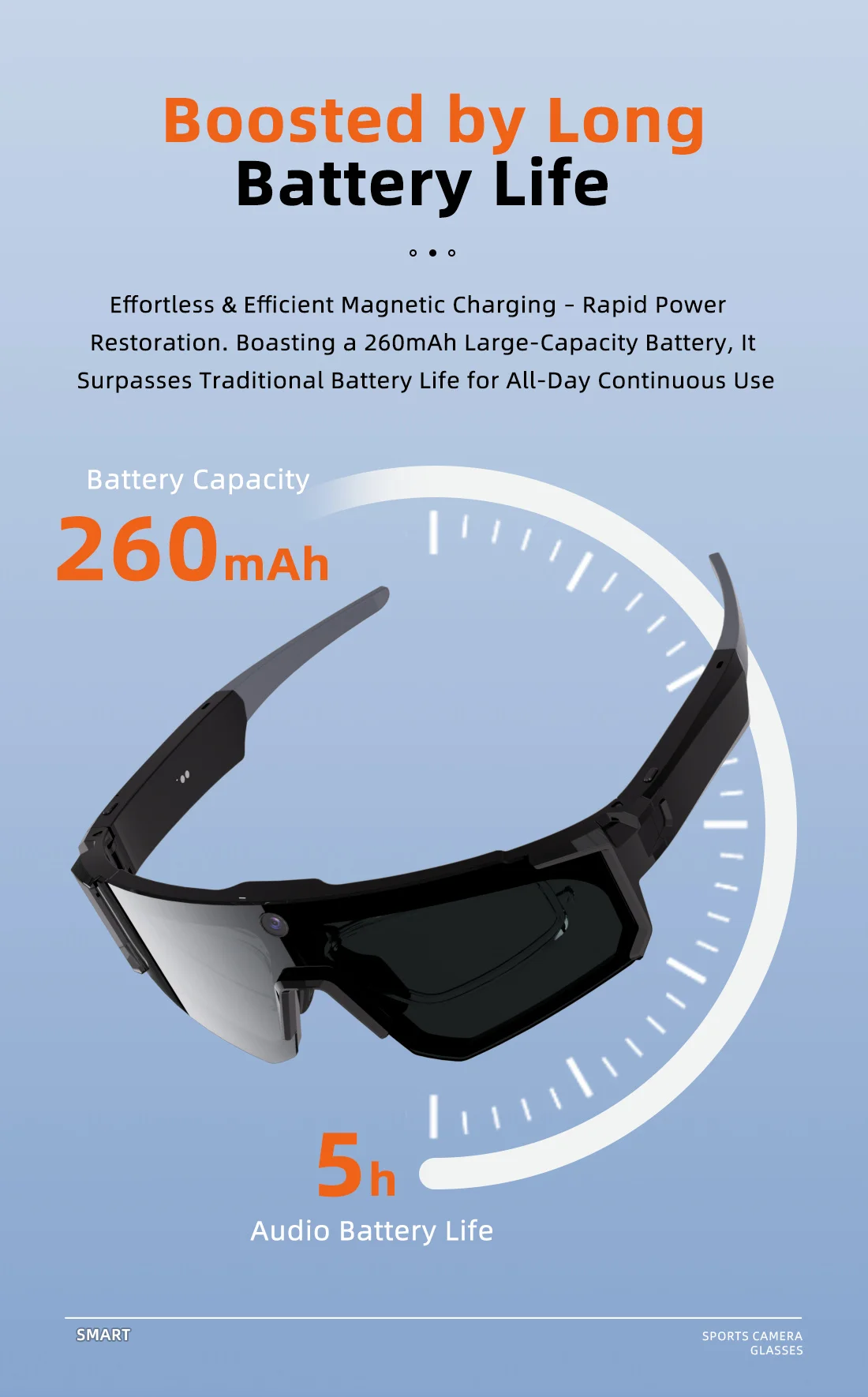 2026 New AI Smart Shooting & Recording Glasses with 800W Camera, HD Anti-Shake Bicycle Riding Shooting Artifact, Windproof Goggl