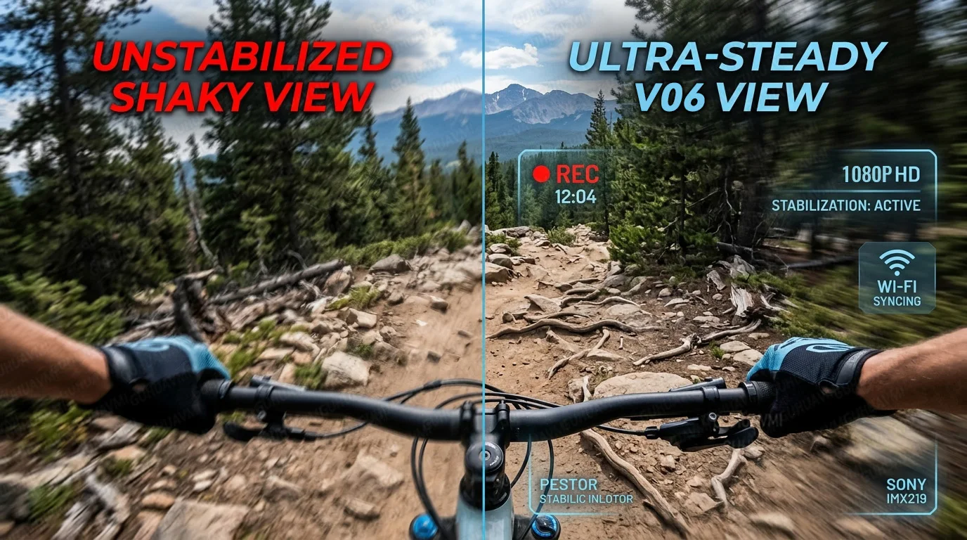 2026 New AI Smart Shooting & Recording Glasses with 800W Camera, HD Anti-Shake Bicycle Riding Shooting Artifact, Windproof Goggl