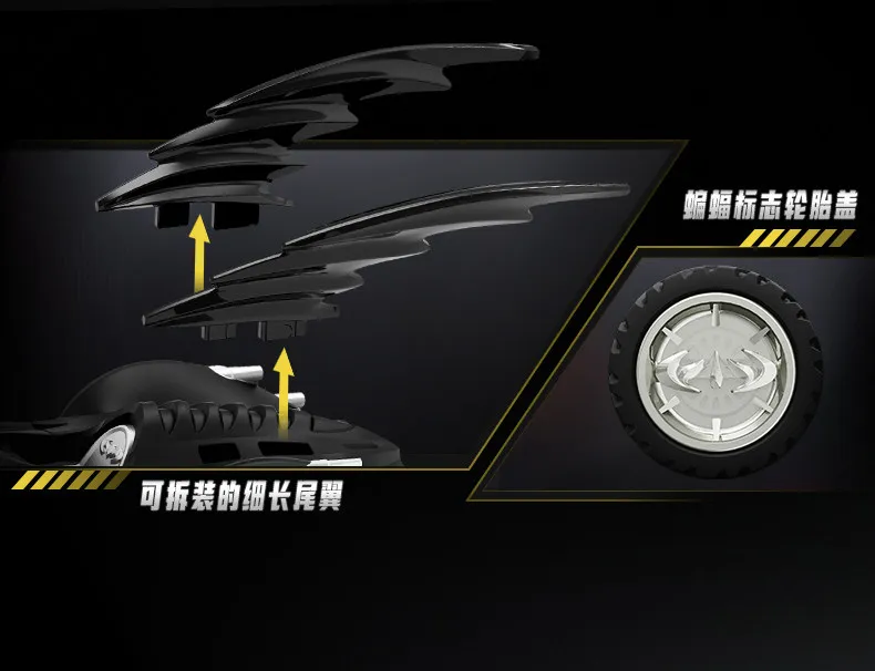 Original Blokees Wheels Batman E03 Dawn Breaking Blind Box DC Batmobile Model Kit 1:64 Scale Collectible Car Toys