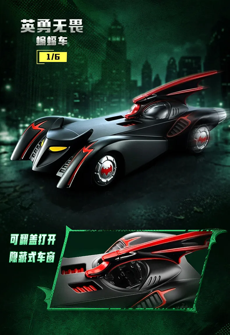 Original Blokees Wheels Batman E03 Dawn Breaking Blind Box DC Batmobile Model Kit 1:64 Scale Collectible Car Toys