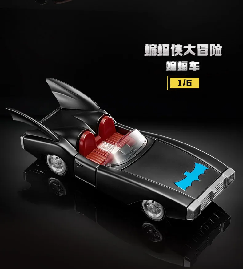 Original Blokees Wheels Batman E03 Dawn Breaking Blind Box DC Batmobile Model Kit 1:64 Scale Collectible Car Toys