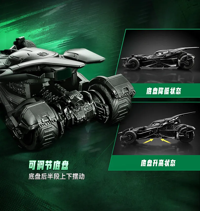 Original Blokees Wheels Batman E03 Dawn Breaking Blind Box DC Batmobile Model Kit 1:64 Scale Collectible Car Toys