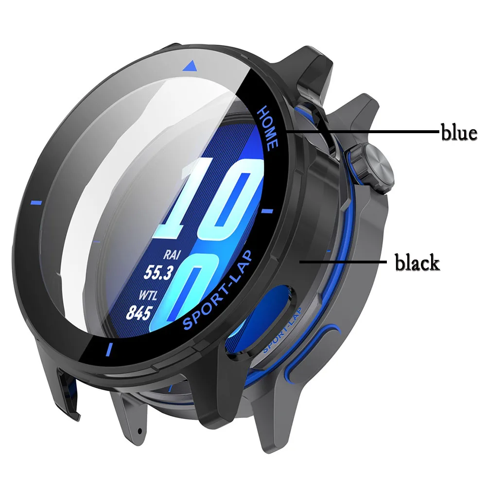 For Huawei Watch GT Runner 2 Watch Case+Tempered Glass PC Hard Cover With Screen Protector Film Shell For Huawei GT Runner 2