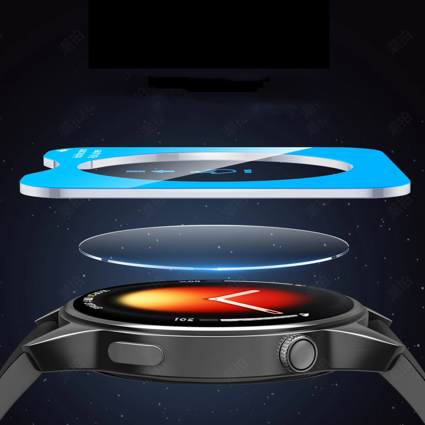 1-5PCS Tempered Glass For XIAOMI Watch 5 Quick Installation HD Clear Cover Film Screen Protector For Xiaomi Watch 5 Accessories