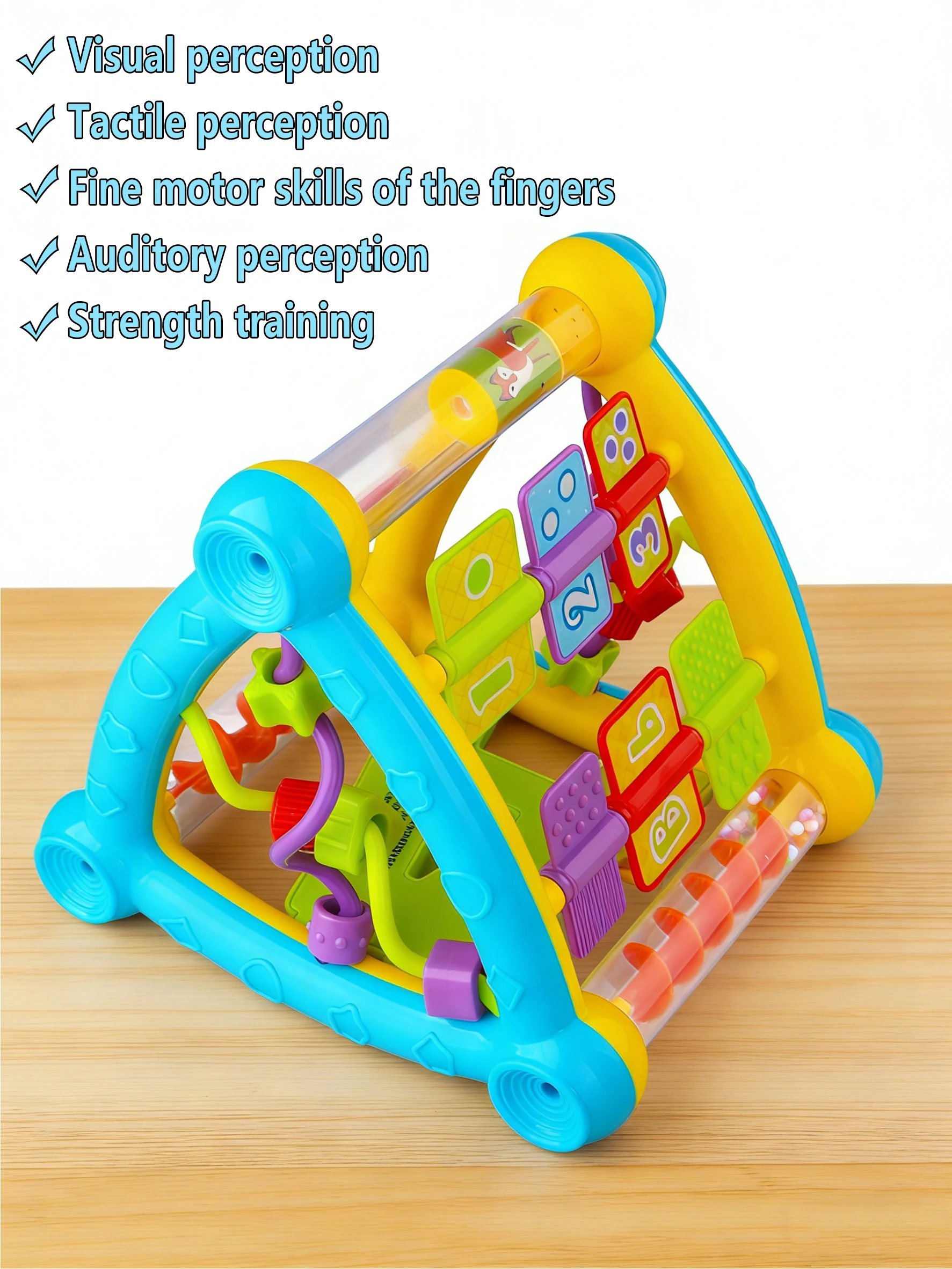 Baby Tripod for Fine Motor Skills, Color Recognition, Flipping, Early Childhood Education, and Brain-Training Toys