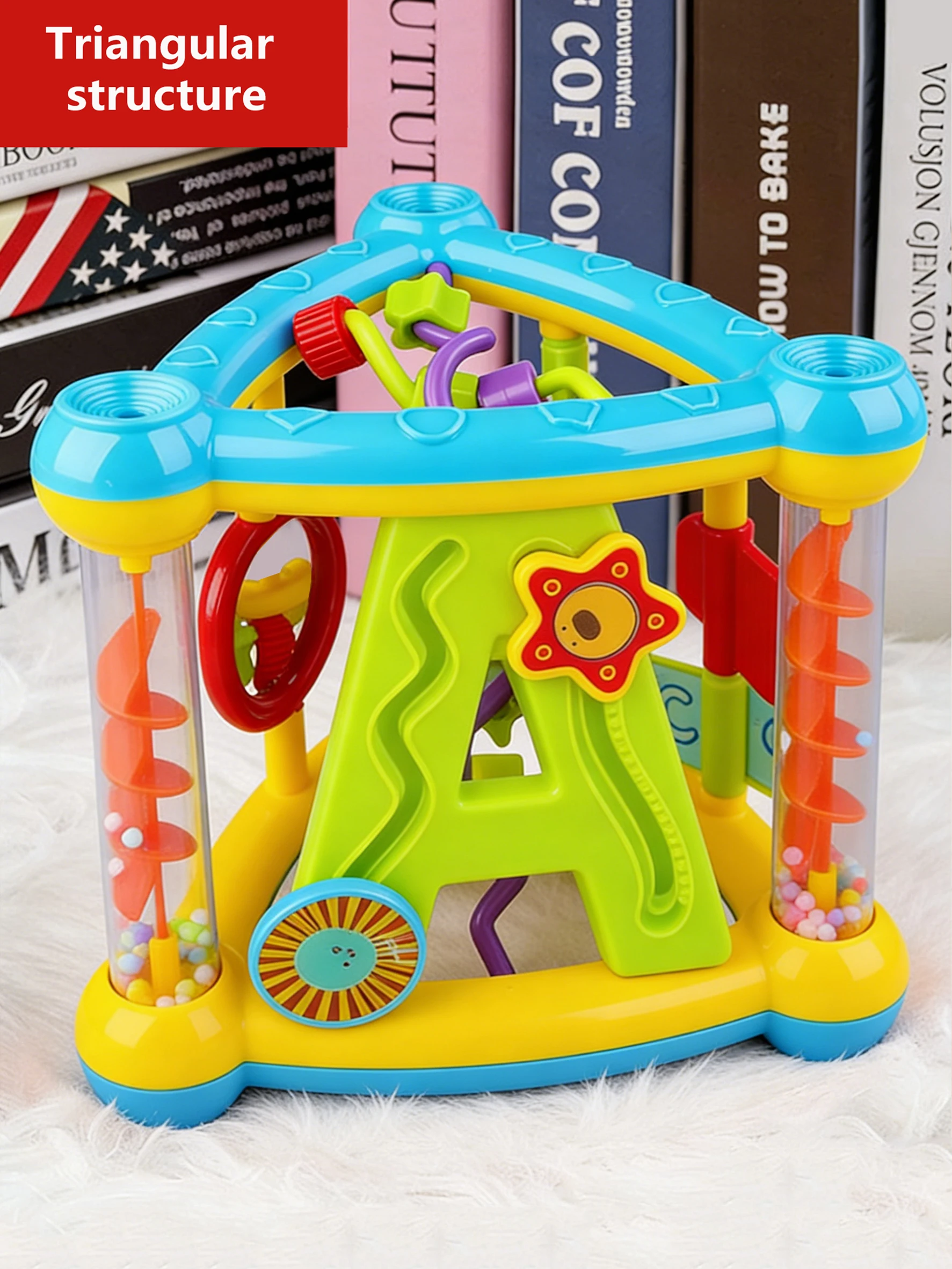 Baby Tripod for Fine Motor Skills, Color Recognition, Flipping, Early Childhood Education, and Brain-Training Toys