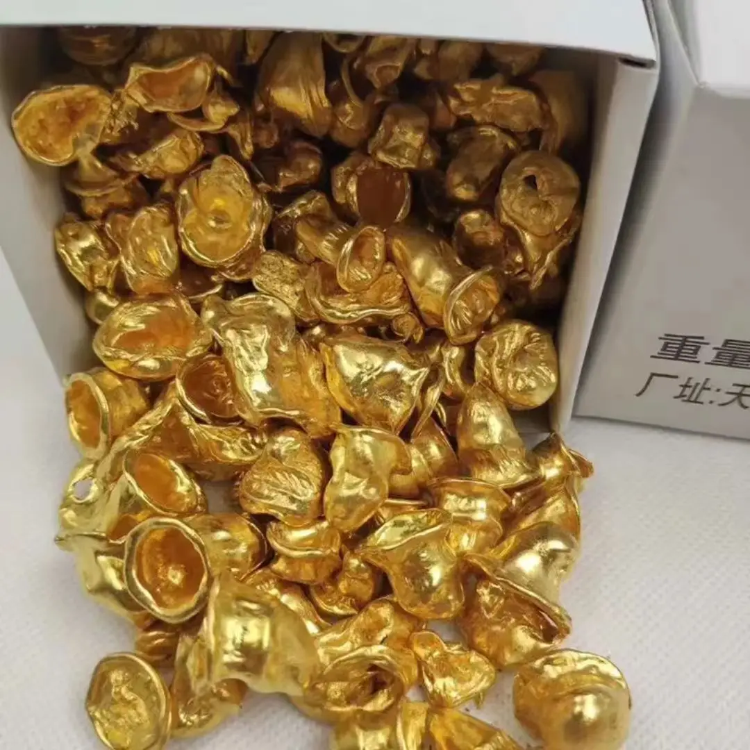 500g Dental Lab Yellow Metal Alloy for Full Cast Crown Casting Golden Particles