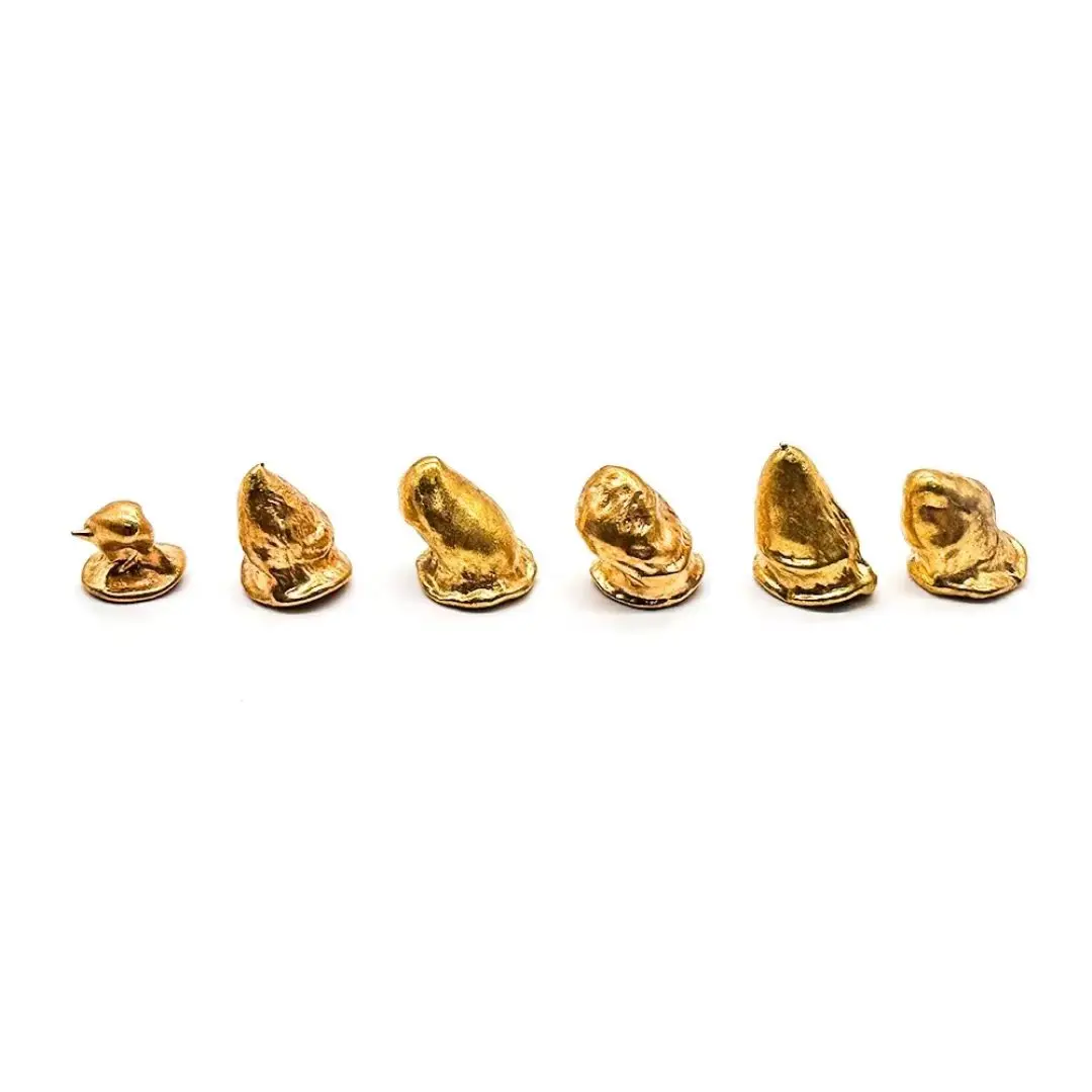 500g Dental Lab Yellow Metal Alloy for Full Cast Crown Casting Golden Particles