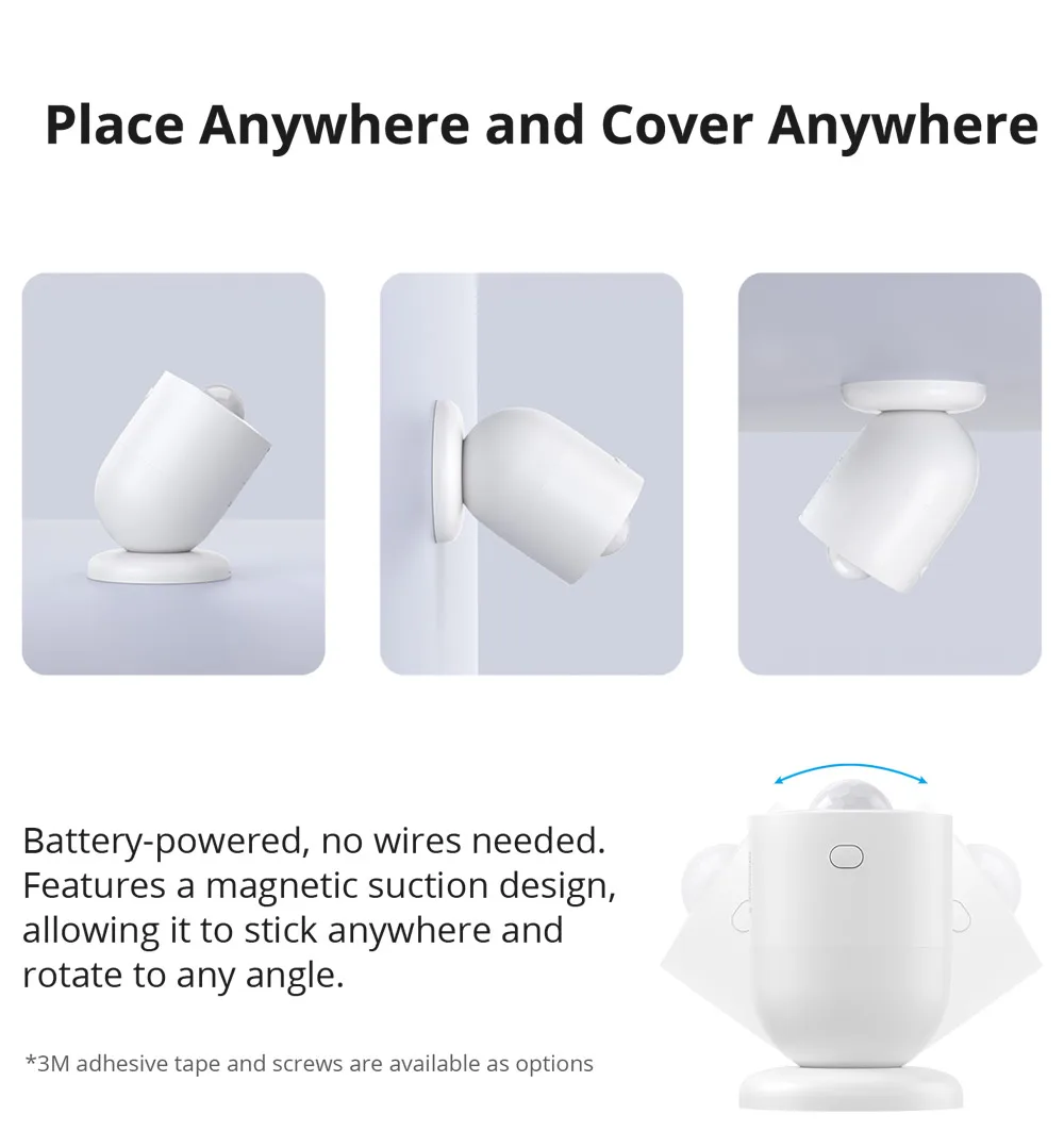SONOFF Zigbee Motion Sensor Home SNZB-03P Automation Module Local SmartLinkage Via EWeLink APP Alexa Google Zigbee Hub Required