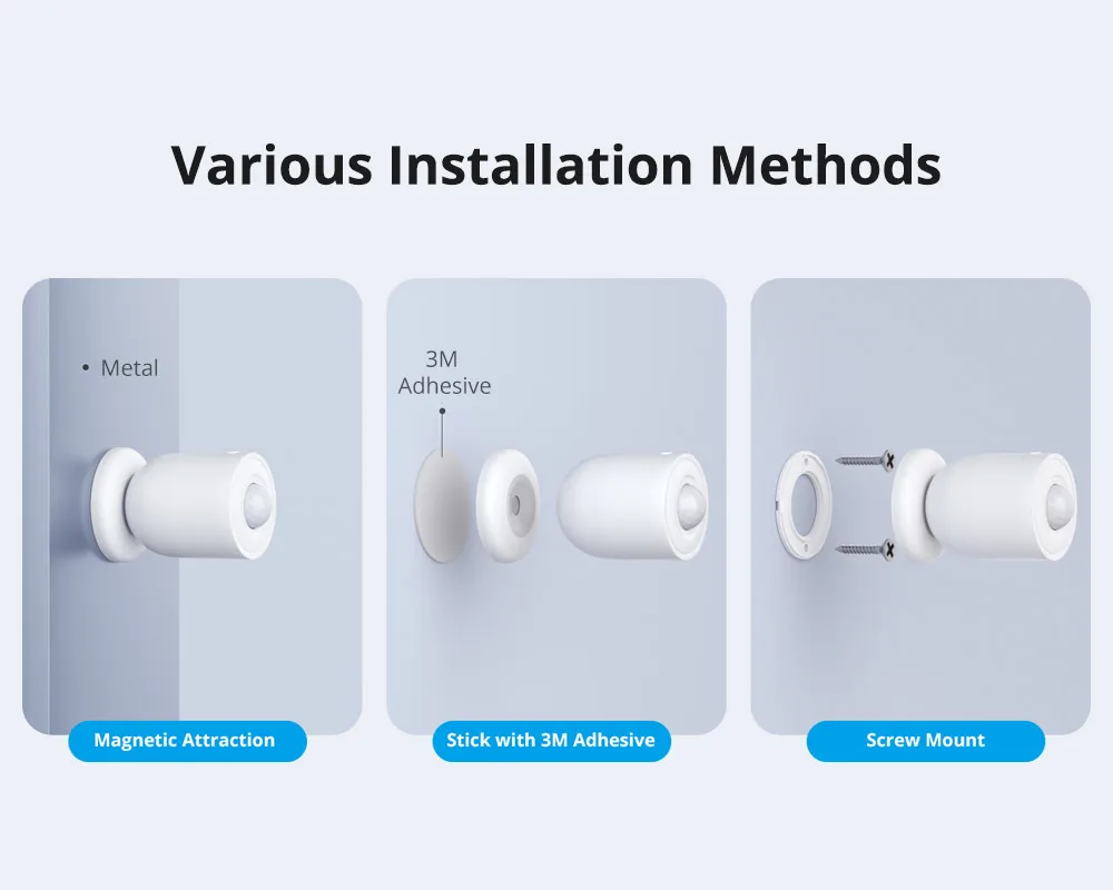 SONOFF Zigbee Motion Sensor Home SNZB-03P Automation Module Local SmartLinkage Via EWeLink APP Alexa Google Zigbee Hub Required