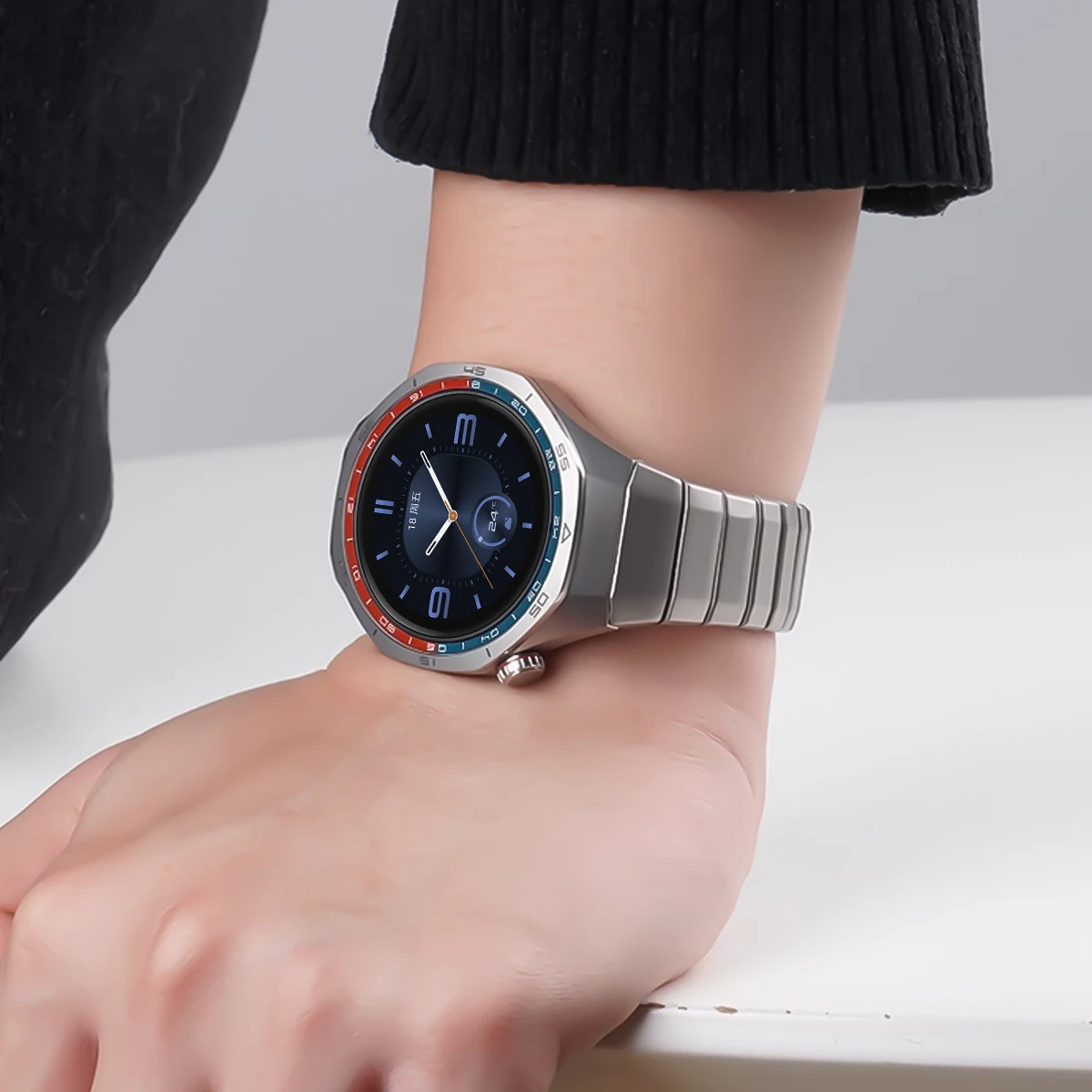 No Gap Titanium Strap for Huawei Watch GT 6Pro Luxury Quick Release Metal Bracelet for Huawei Watch GT6Pro Specialized Strap