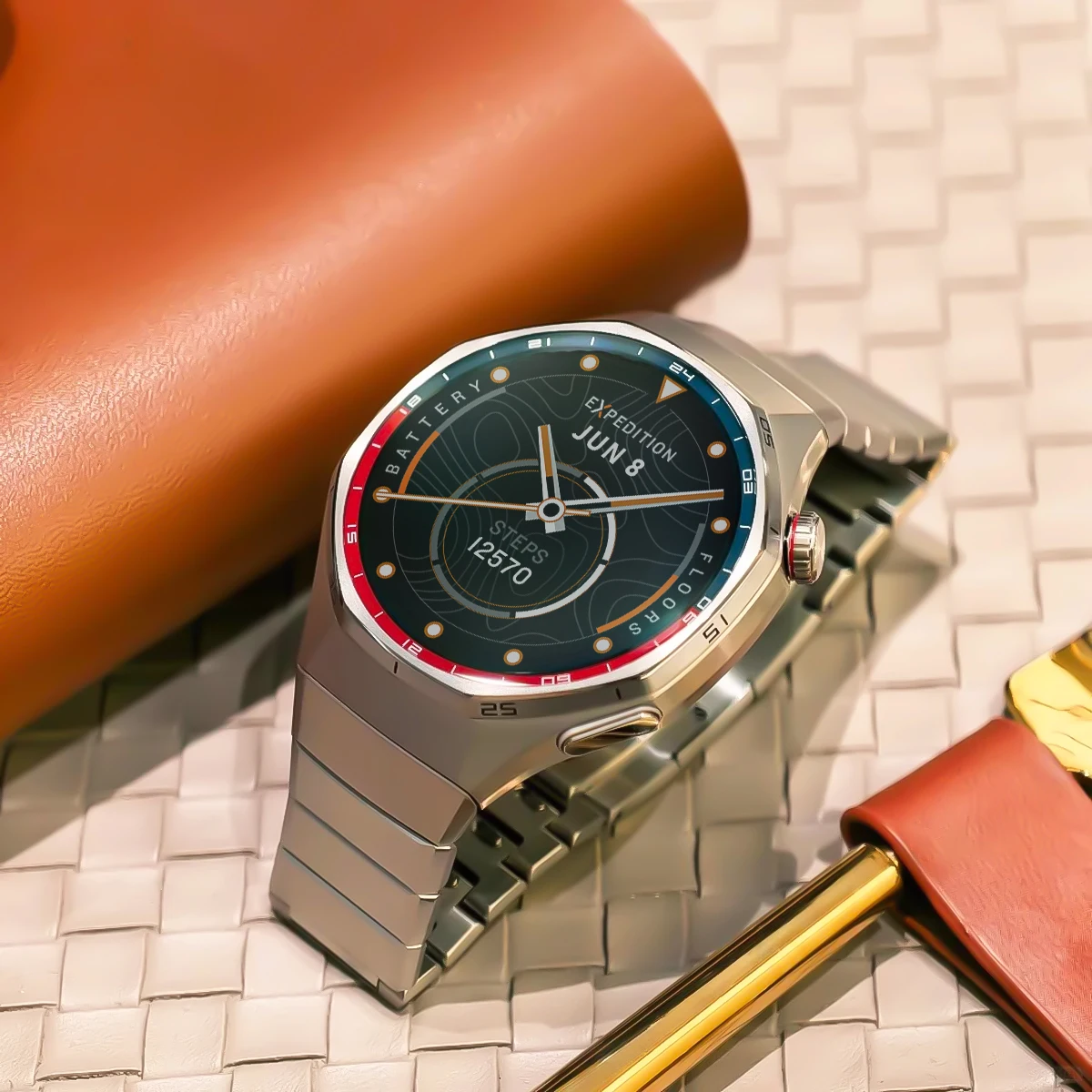 No Gap Titanium Strap for Huawei Watch GT 6Pro Luxury Quick Release Metal Bracelet for Huawei Watch GT6Pro Specialized Strap