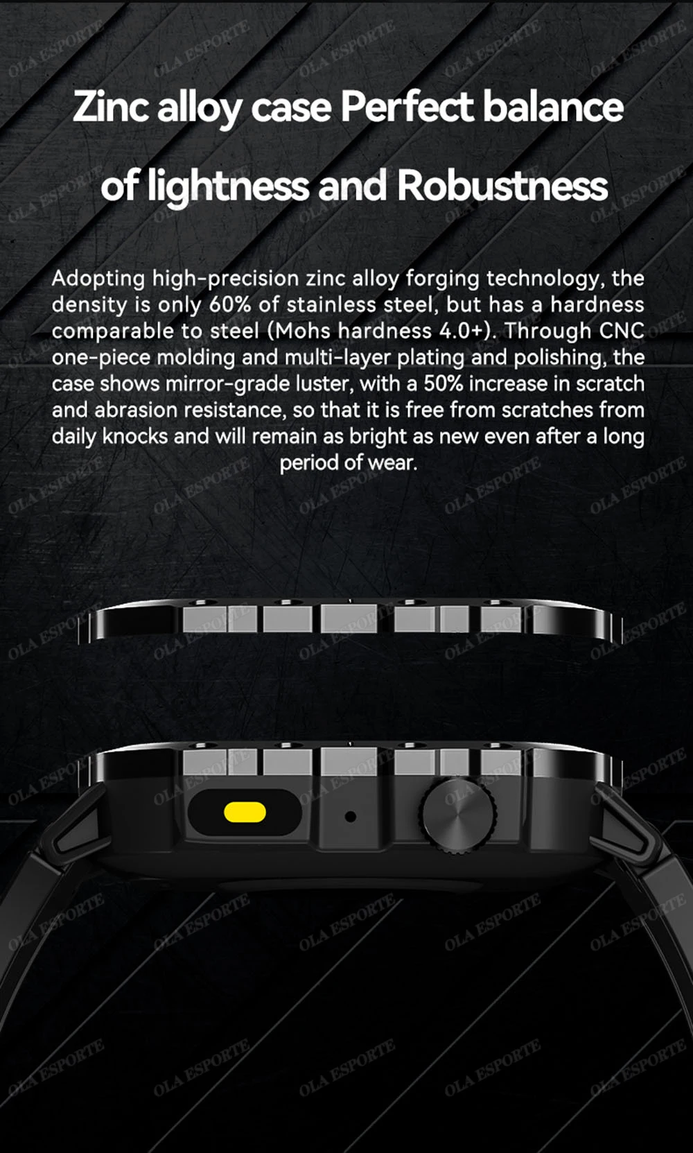 2026 Military SmartWatch Men IP68 5ATM Outdoor Sports Fitness Tracker Waterproof GPS Monitoring 1.96Inch BT Call For Android IOS