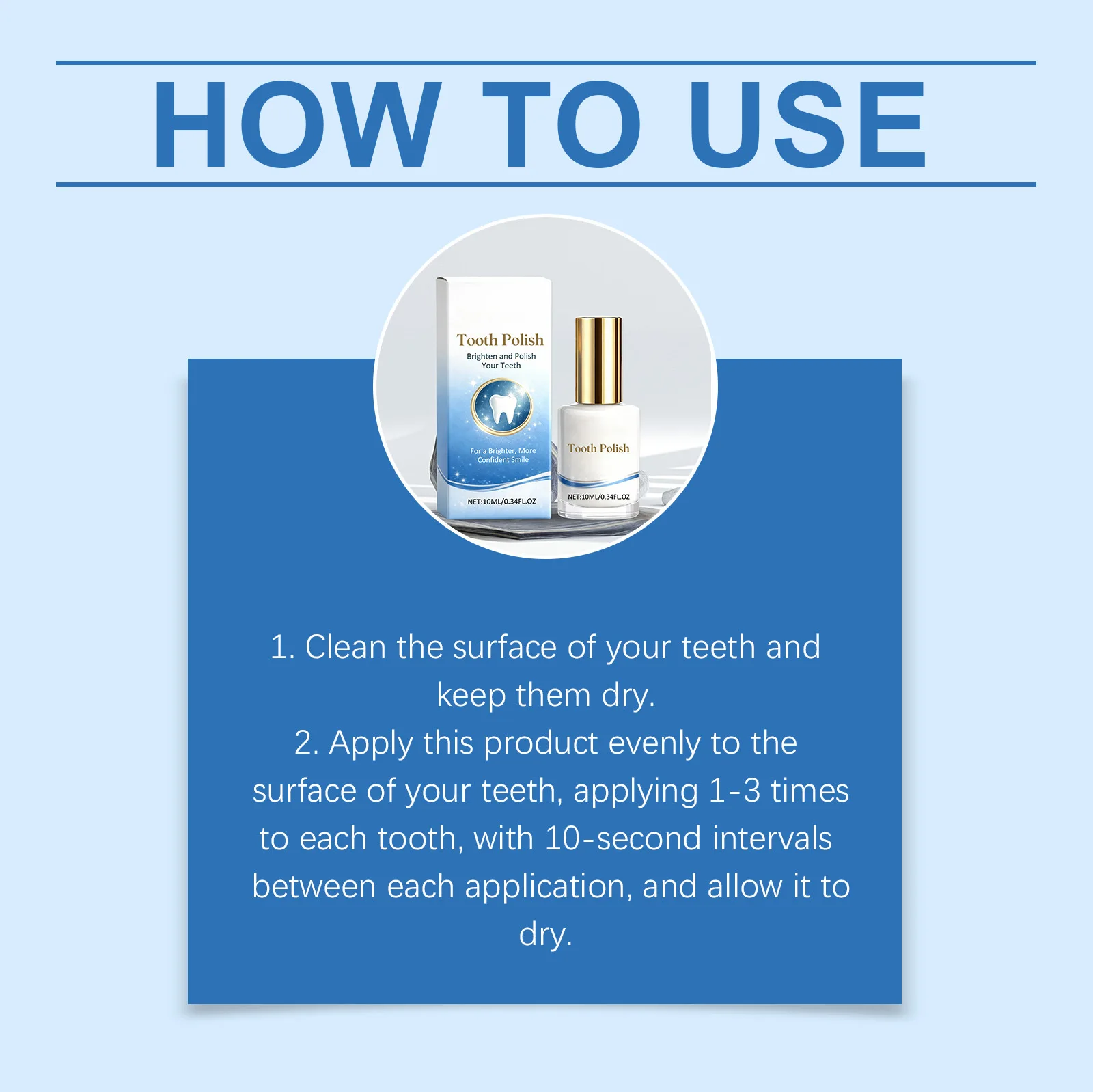 Dental Care Paint Cleaning Whitening Teeth Fresh Breath Remove Smoke Stains Brightening Instant Smile Safe Formula Tooth Polish