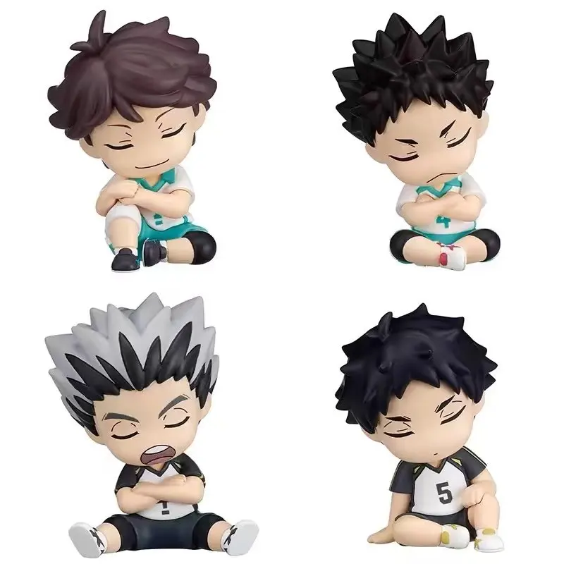 Japan Haikyu!! Shoulder Lean Fig Series 2 Blind Box ToyOikawa Tooru Keiji Akaashi Oikawa Tooru Action Figures Decoration Gifts