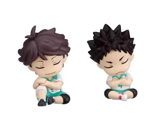Japan Haikyu!! Shoulder Lean Fig Series 2 Blind Box ToyOikawa Tooru Keiji Akaashi Oikawa Tooru Action Figures Decoration Gifts