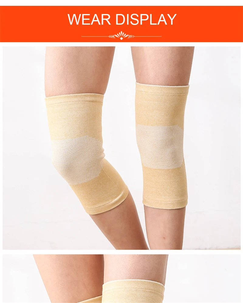 1 Pcs Thin Elasticity KneePads Knee Protector Support COYOCO Skin Color Relief Prevent Arthritis Sports Knee Guard Pads Brown