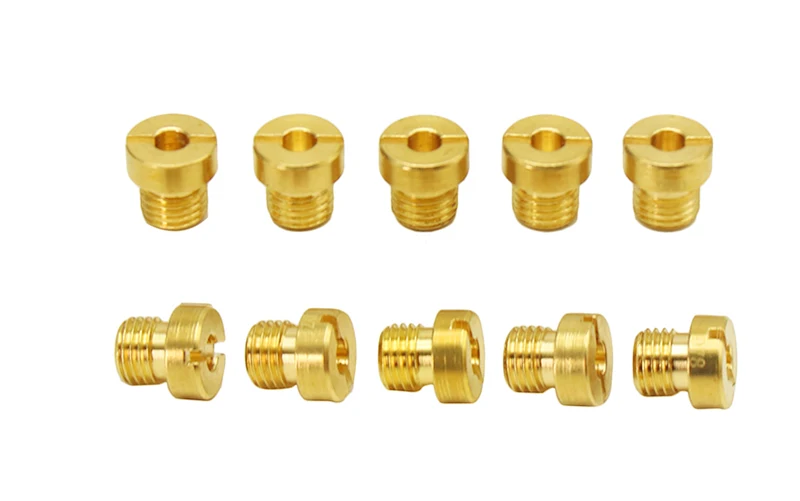 ZSDTRP 10Pcs/set 6mm Main Jet M6 Jets For Dellorto Carburetor PHBH PHBL PHBN PHBE PHBR PHVA PHVB #66-#155
