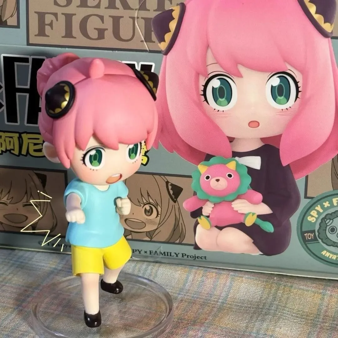 SPY×FAMILY Anya Forger Blind Box, Anime Figure Set, Cute Kawaii Collectible Toy, Desk Decor & Birthday Gift for Fans Girls Toy