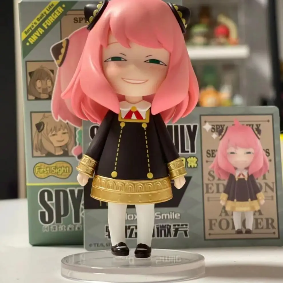 SPY×FAMILY Anya Forger Blind Box, Anime Figure Set, Cute Kawaii Collectible Toy, Desk Decor & Birthday Gift for Fans Girls Toy