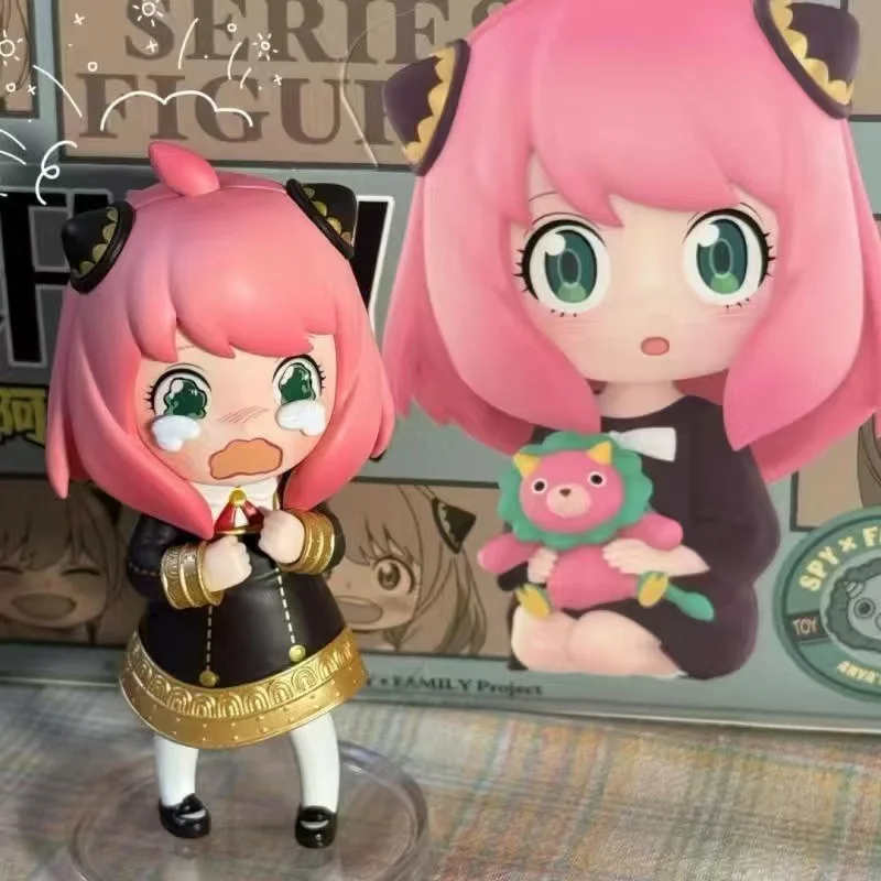SPY×FAMILY Anya Forger Blind Box, Anime Figure Set, Cute Kawaii Collectible Toy, Desk Decor & Birthday Gift for Fans Girls Toy