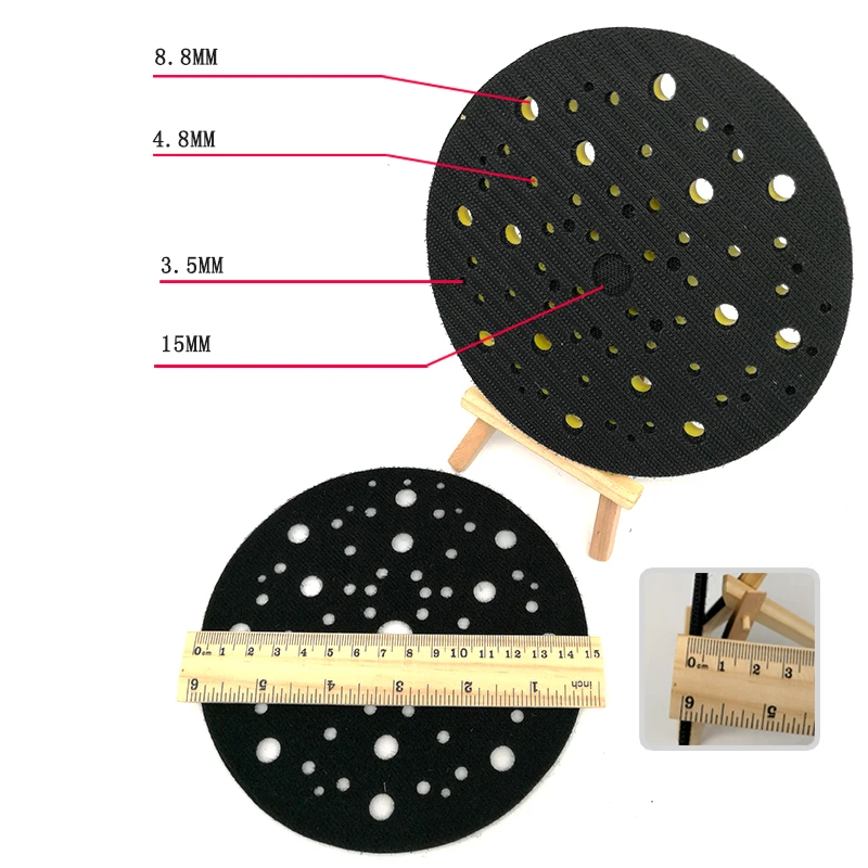 2PCS 6 Inch Hook and Loop Pad Saver Interface Pad Surface Protection Disc 150mm Protector for Sanding Pad Random Orbital Sander