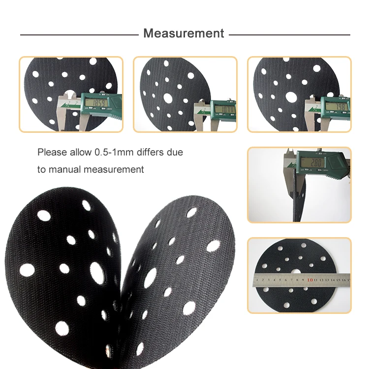 2PCS 6 Inch Hook and Loop Pad Saver Interface Pad Surface Protection Disc 150mm Protector for Sanding Pad Random Orbital Sander