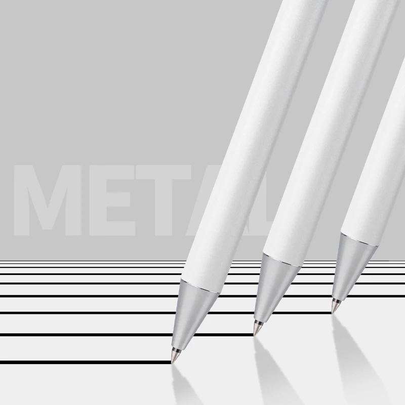 Deli Metal Gel Pen Rollerball Caneta ручка Ballpoint 0.5MM Signing Pens for Office Students Business Stationary Supplies