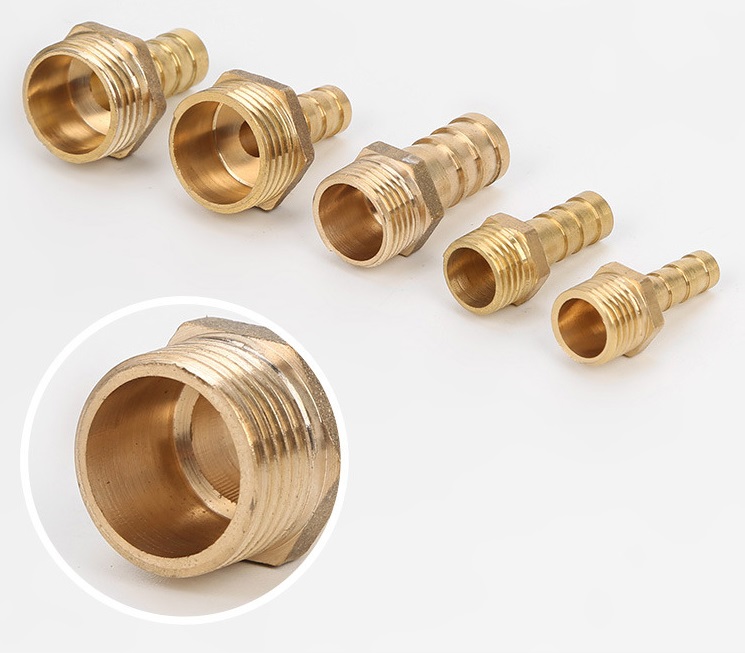 Brass Pipe Fitting 4mm 6mm 8mm 10mm 12mm 19mm Hose Barb Tail 1/8" 1/4" 1/2" 3/8" BSP Male Connector Joint Copper Coupler Adapter