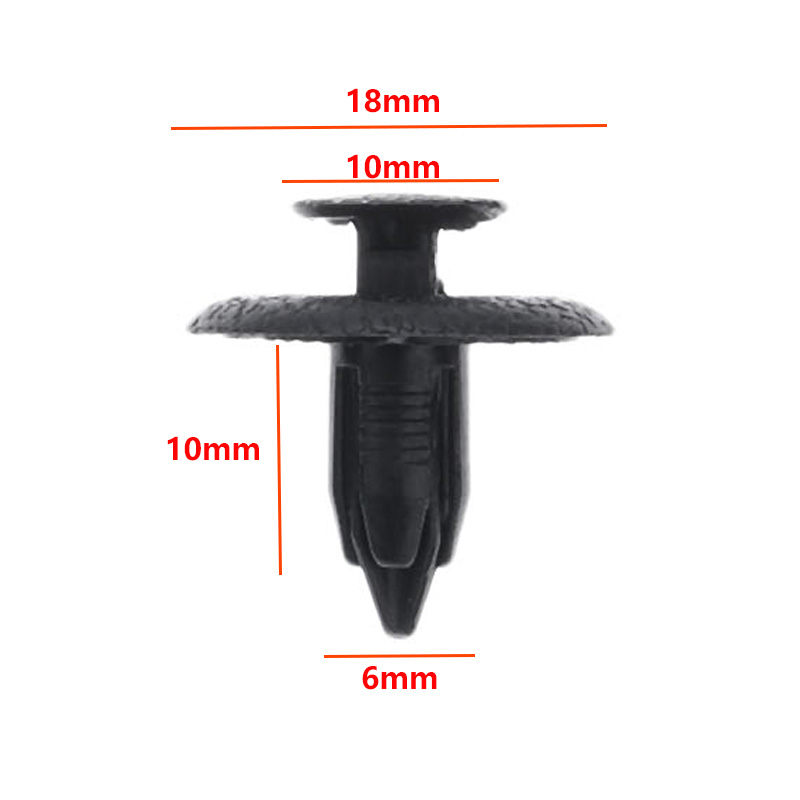 20/50Pcs For Mazda Door Fender Trunk Interior Trim Fastener Clips 6mm Hole Rivet
