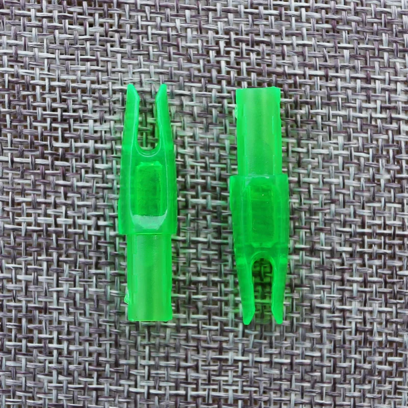 50pcs Arrow Nocks For Carbon Arrow Shaft I.D 6.2mm Plastic Arrow Tails DIY Arrow Knocks Replacement Archery Hunting shooting