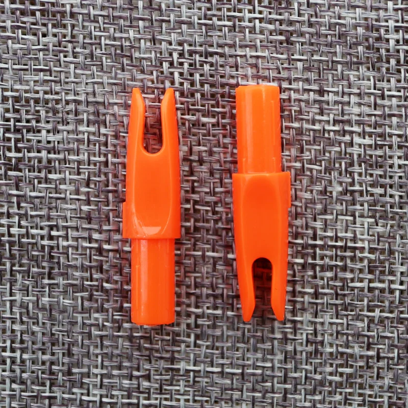 50pcs Arrow Nocks For Carbon Arrow Shaft I.D 6.2mm Plastic Arrow Tails DIY Arrow Knocks Replacement Archery Hunting shooting
