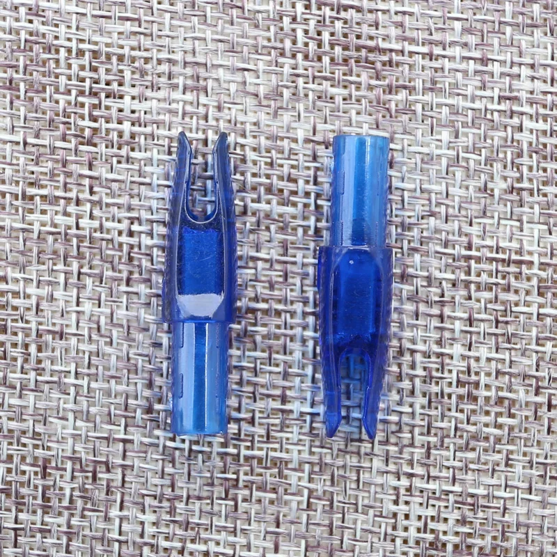 50pcs Arrow Nocks For Carbon Arrow Shaft I.D 6.2mm Plastic Arrow Tails DIY Arrow Knocks Replacement Archery Hunting shooting
