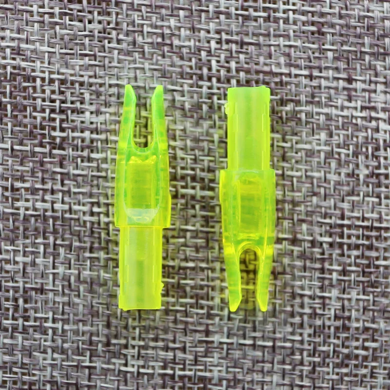 50pcs Arrow Nocks For Carbon Arrow Shaft I.D 6.2mm Plastic Arrow Tails DIY Arrow Knocks Replacement Archery Hunting shooting