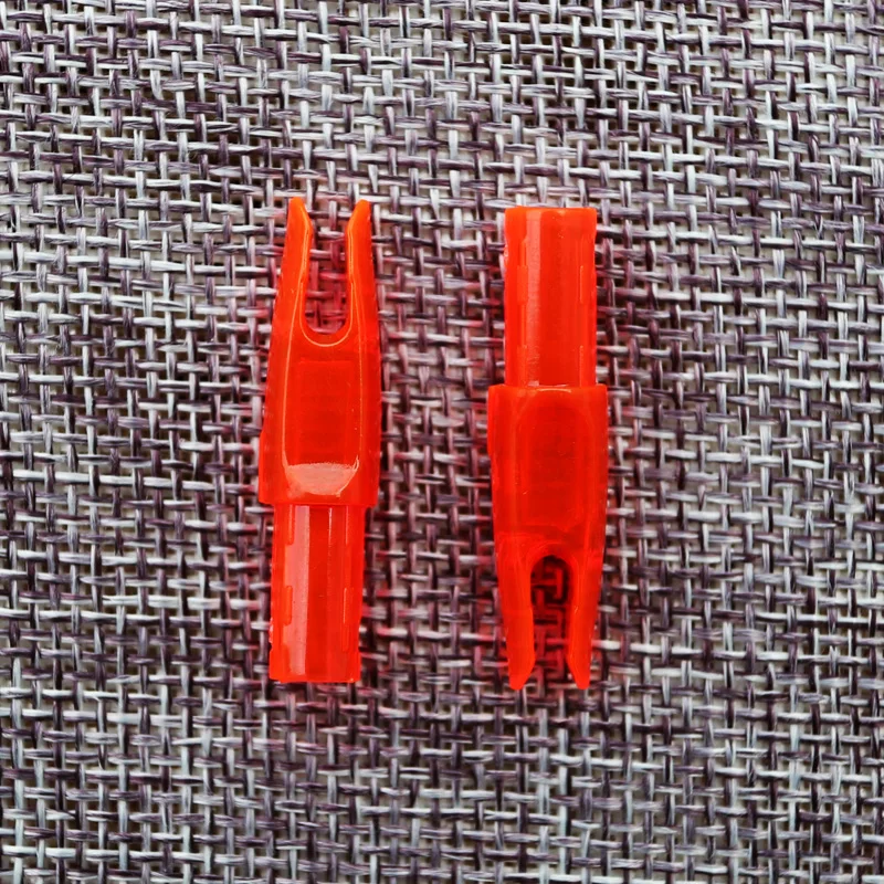 50pcs Arrow Nocks For Carbon Arrow Shaft I.D 6.2mm Plastic Arrow Tails DIY Arrow Knocks Replacement Archery Hunting shooting