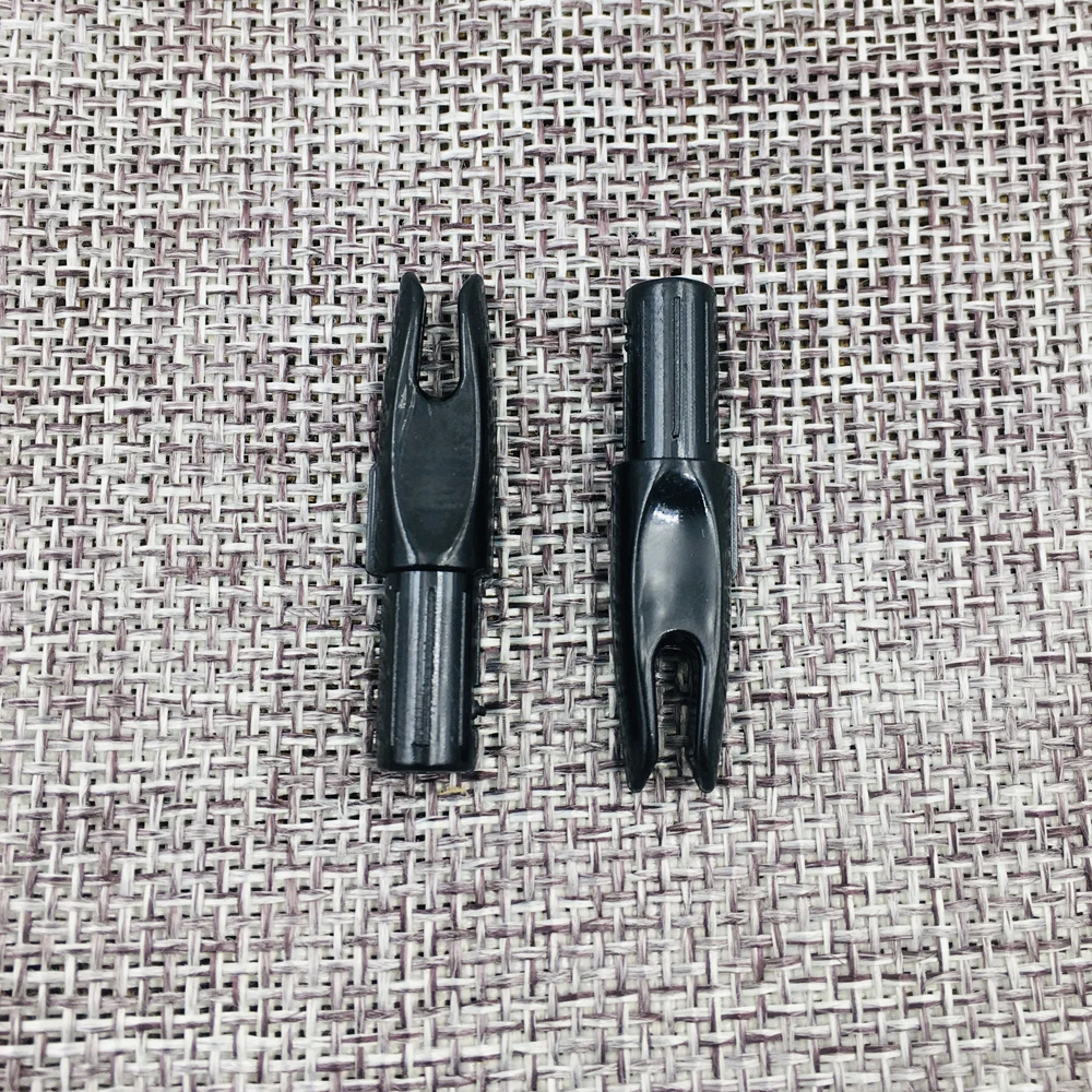 50pcs Arrow Nocks For Carbon Arrow Shaft I.D 6.2mm Plastic Arrow Tails DIY Arrow Knocks Replacement Archery Hunting shooting