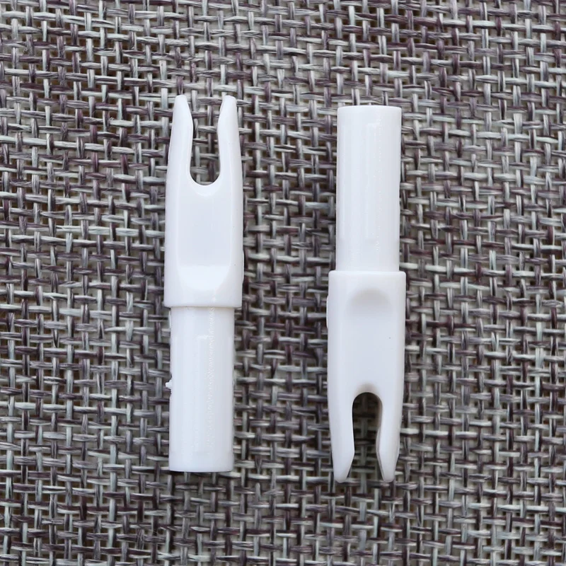 50pcs Arrow Nocks For Carbon Arrow Shaft I.D 6.2mm Plastic Arrow Tails DIY Arrow Knocks Replacement Archery Hunting shooting